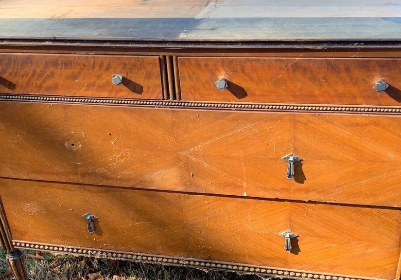 A FREE Vintage Dresser Makeover