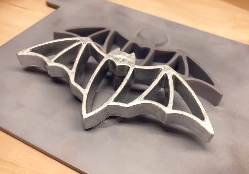 Cast Metal From Prints To Solidify Childhood Memories