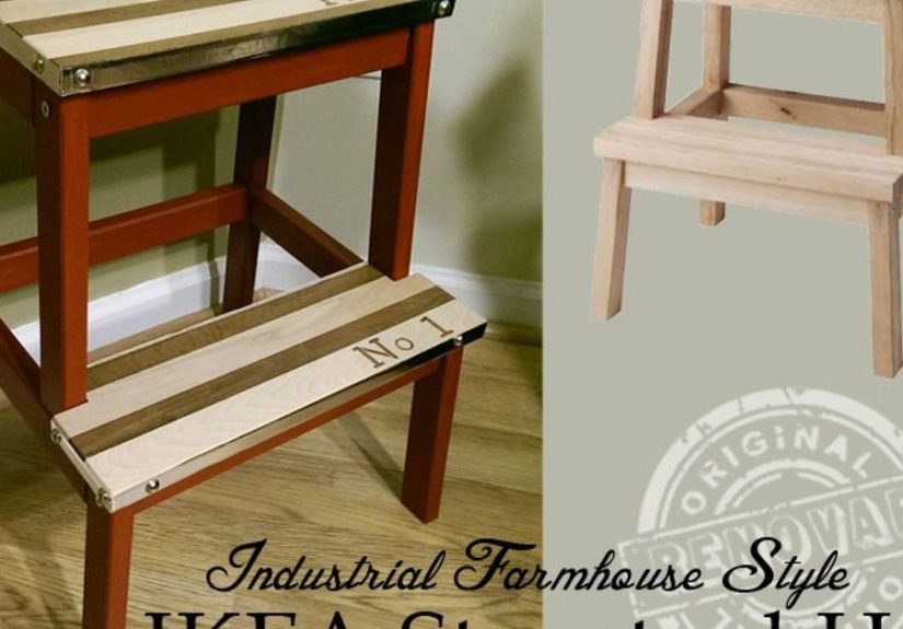 DIY IKEA Hack Project – Farmhouse Style Stool