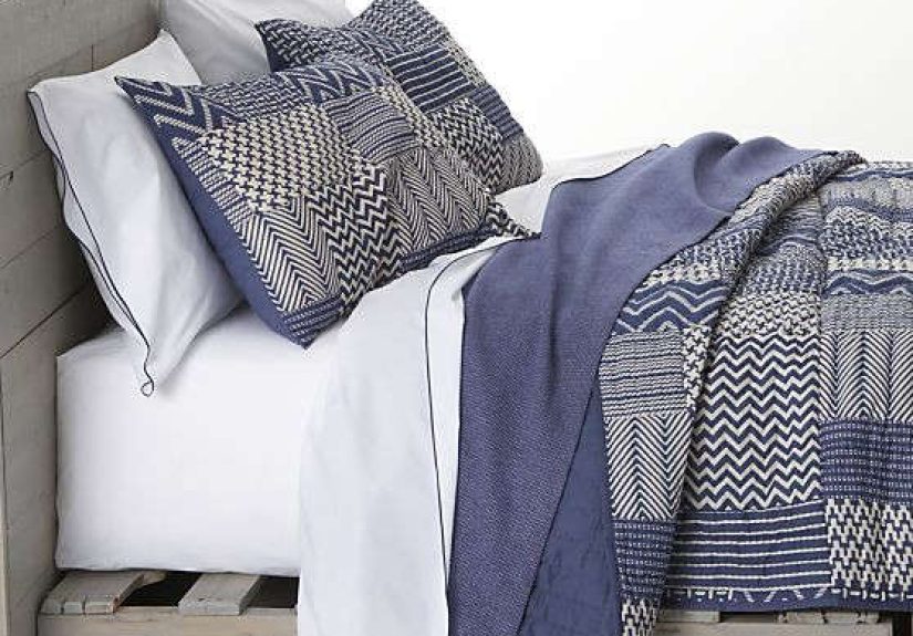 Geneva Blue Twin Blanket