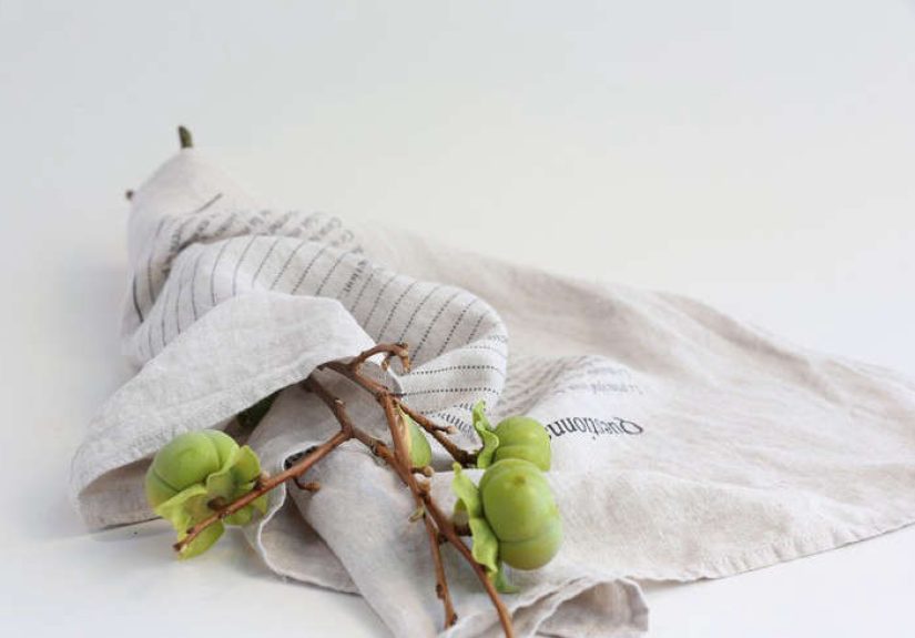 Natural Linen Marcel Tea Towel