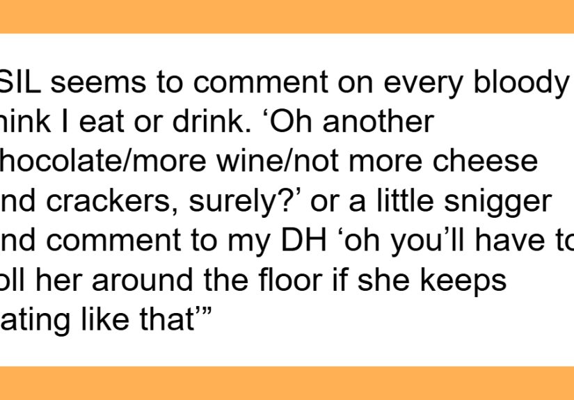 SIL Can’t Stop Making Remarks About Woman’s Eating Habits, Embarrassed When Nephew Confronts Her