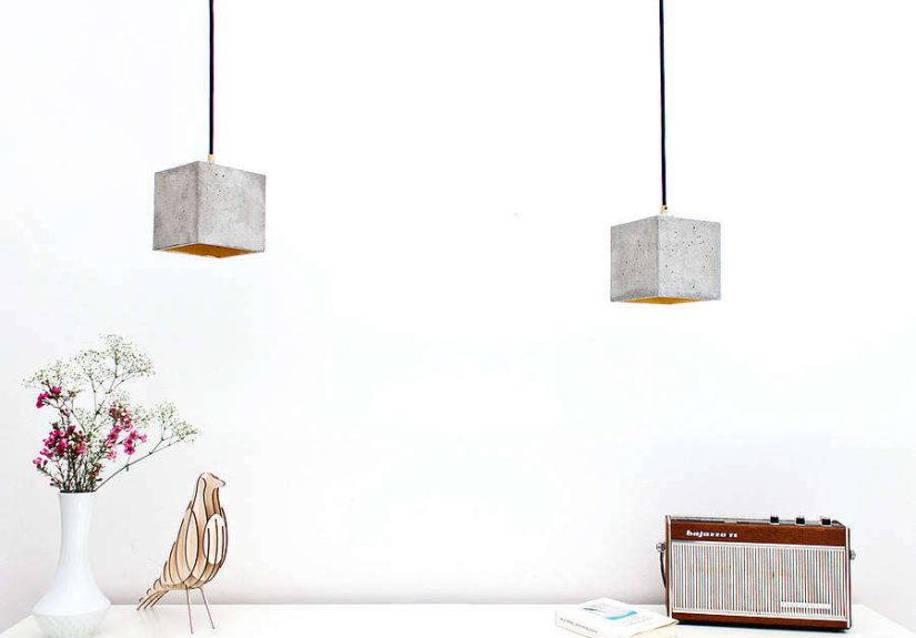 Subtly Glamorous Concrete Lights from Berlin
