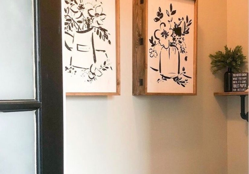 The creative way she gets more bathroom storage in 2 hours