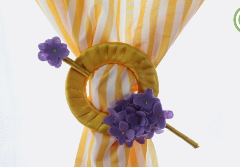 3 Ways to Make Curtain Tiebacks