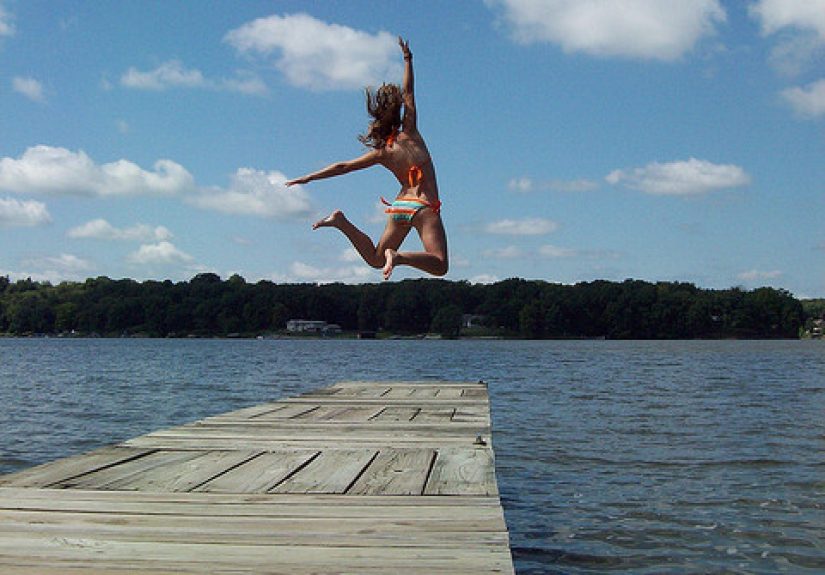#453 Getting sweaty and jumping in - 1000 Awesome Things