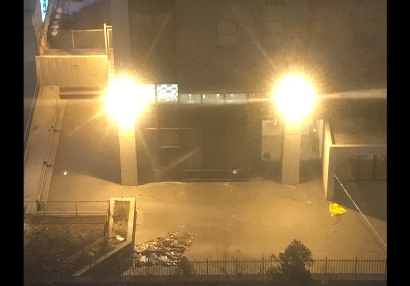 A physician suicide: covered up with a tarp and silence