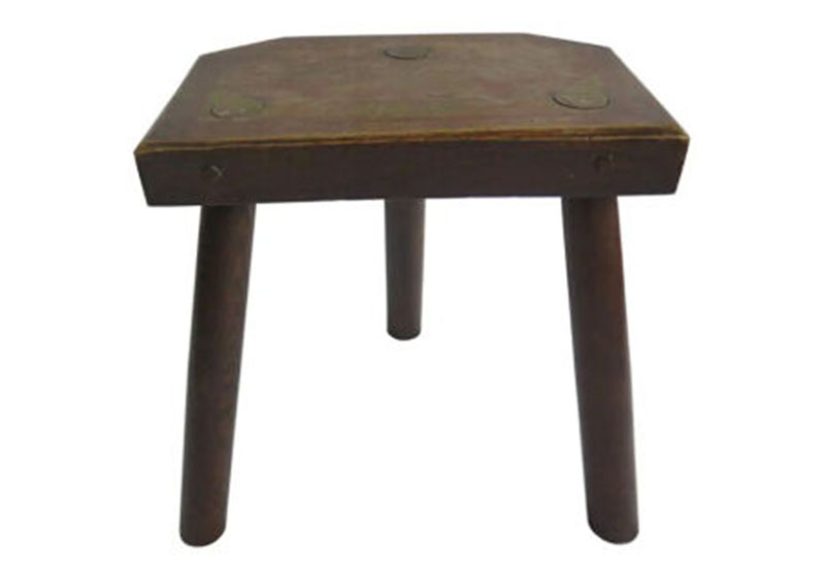 Antique English 19th Century Milking Stool