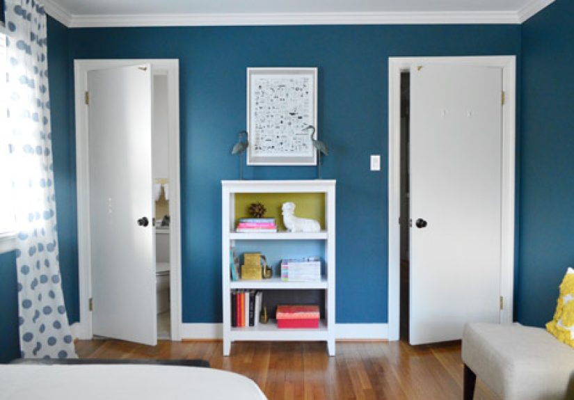 Art And A Bookcase For The Guest Room