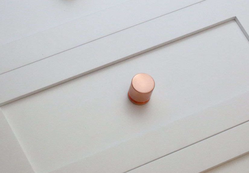 Hamilton Bowes Satin Copper Round Cabinet Knob