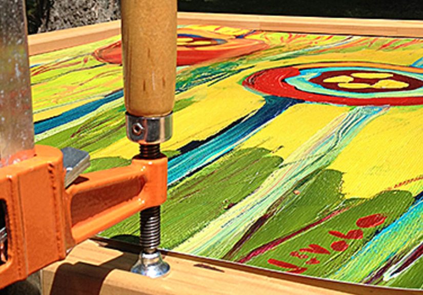 How to Frame Huge Prints Inexpensively