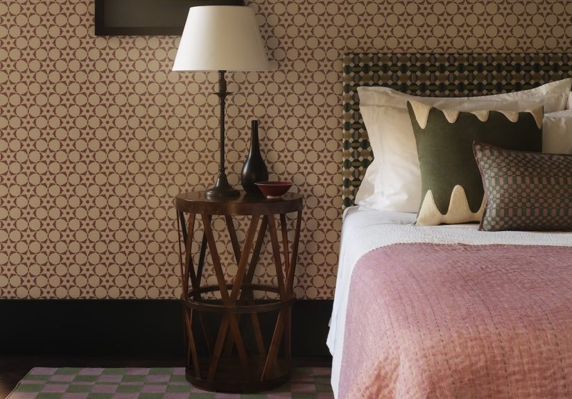 Living with a Mix of Patterns: Textiles, Wallpaper, and Rugs from Vanderhurd