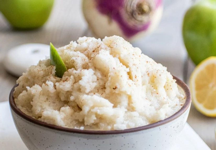 Mashed Turnips With Cinnamon Apples Recipe