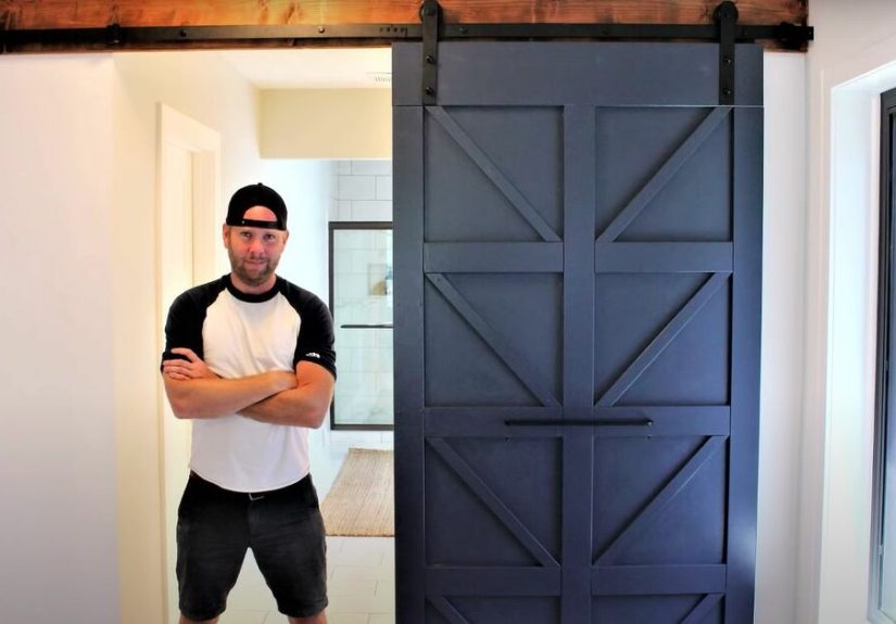 Put Together an Easy Modern Farmhouse Barn Door in Only 8 Steps
