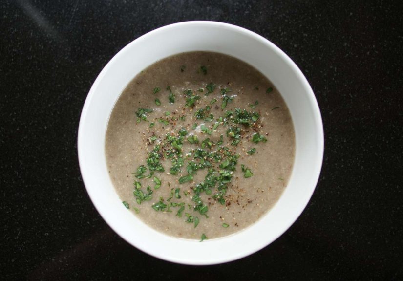 Simple Potato Mushroom Soup Recipe