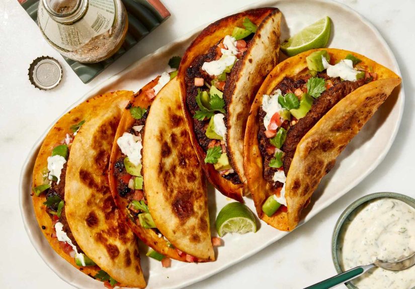 Smash Burger Tacos