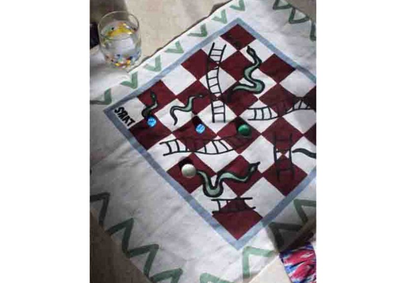 Snakes & Ladders Tea Towel