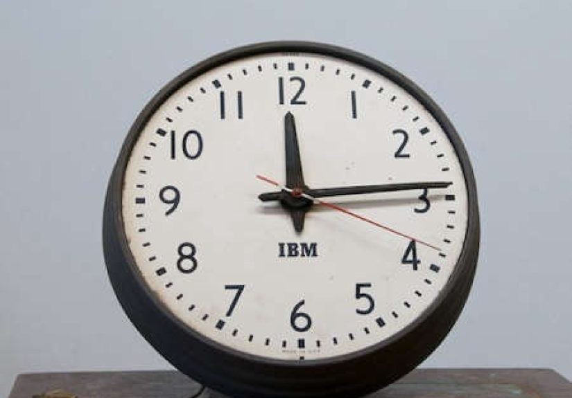 1970's IBM Standard Issue Wall Clock