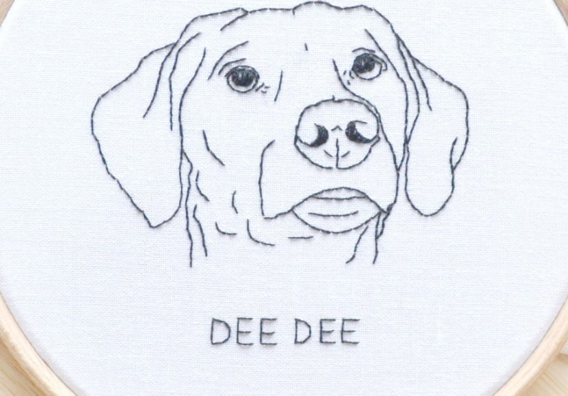 7 Embroidered Pet Portraits I’ve Done Recently