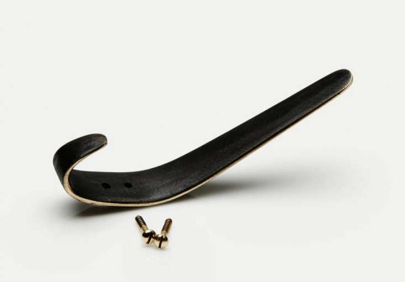 Carl Aubock's Large Hook - Brass Patina