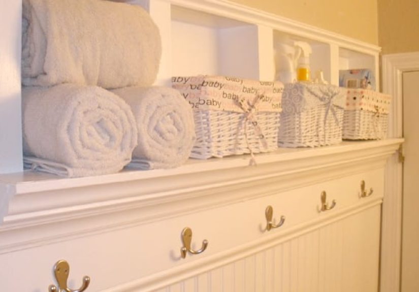 Creating Beautiful Storage Space Within Bathroom Walls