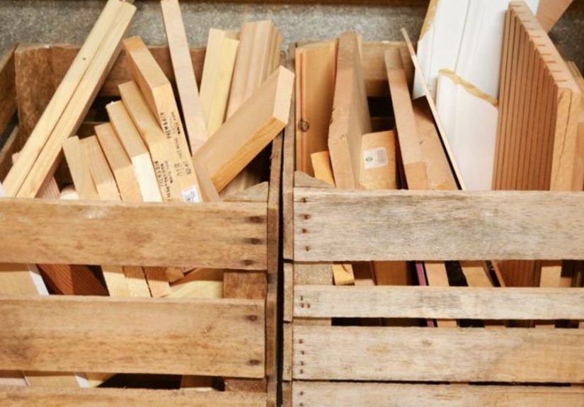 DIY Inside Cabinet Door Storage Shelves