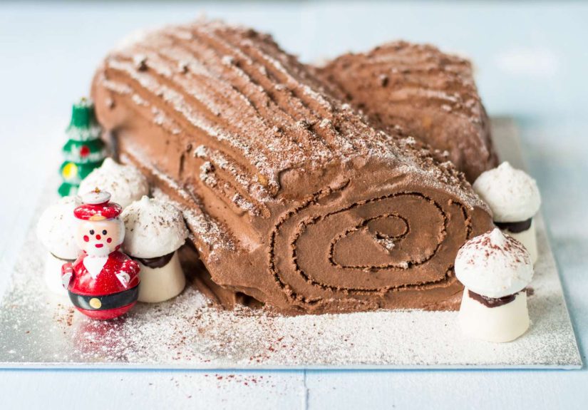 French Chocolate Buche De Noel (Yule Log) Recipe