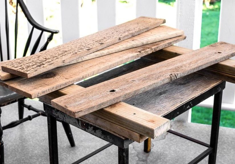 Going FARMHOUSE, With a Funky Patio Table and Kitchen Window Valance
