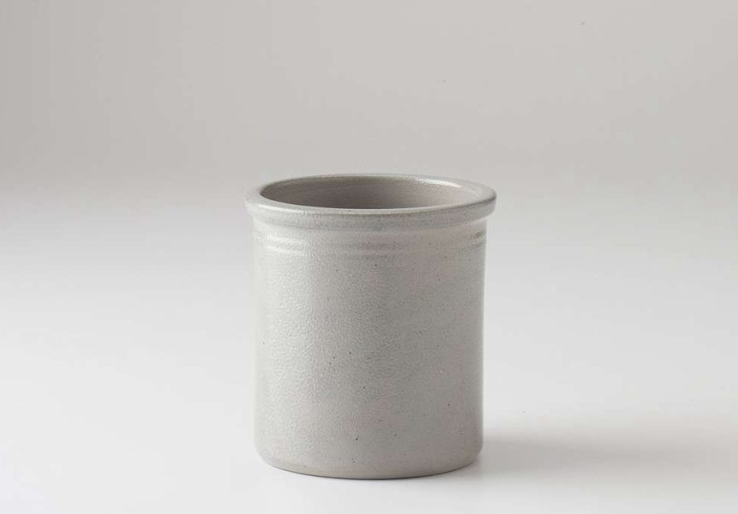 Gray Stoneware Crock