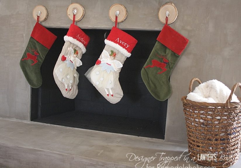 Hanging Stockings Without a Mantel or Fireplace