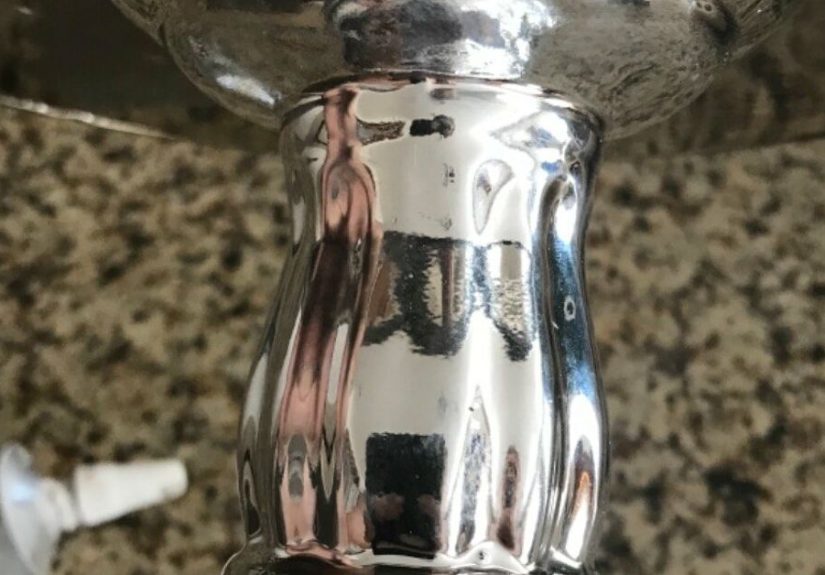 How to Make a Dollar Store Rusty Cake Stand DIY