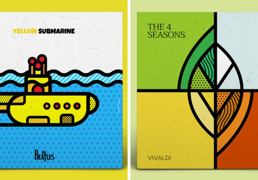 I Reimagined Covers Of Classic And Newer Iconic Albums And Music Singles