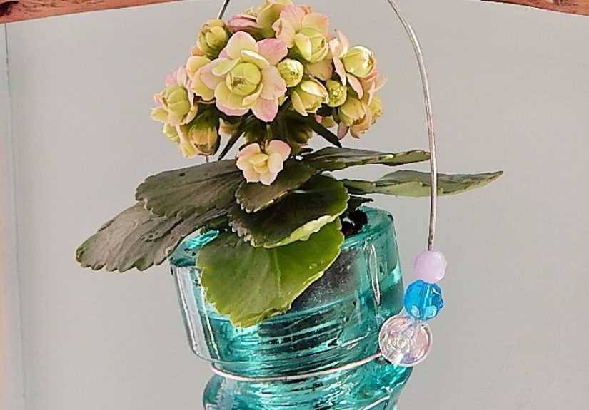 Insulator Turned Planter
