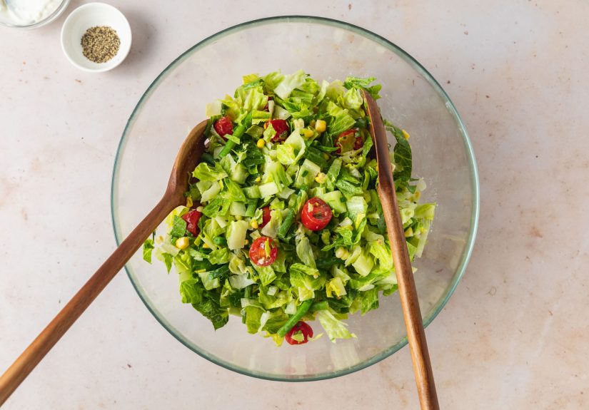 This Catering Trick Keeps a Chopped Salad Fresh for Up to 4 Days