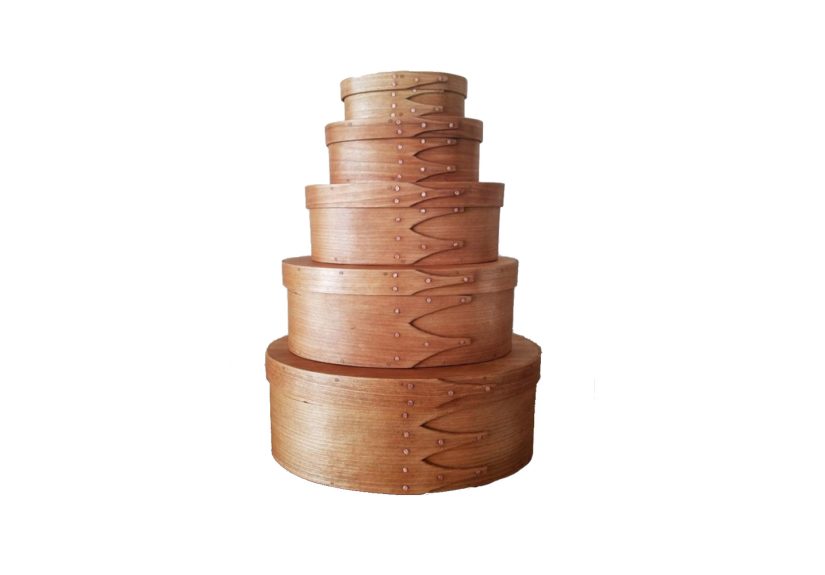 Thistle Dew Woods Set of 5 Cherry Shaker Boxes