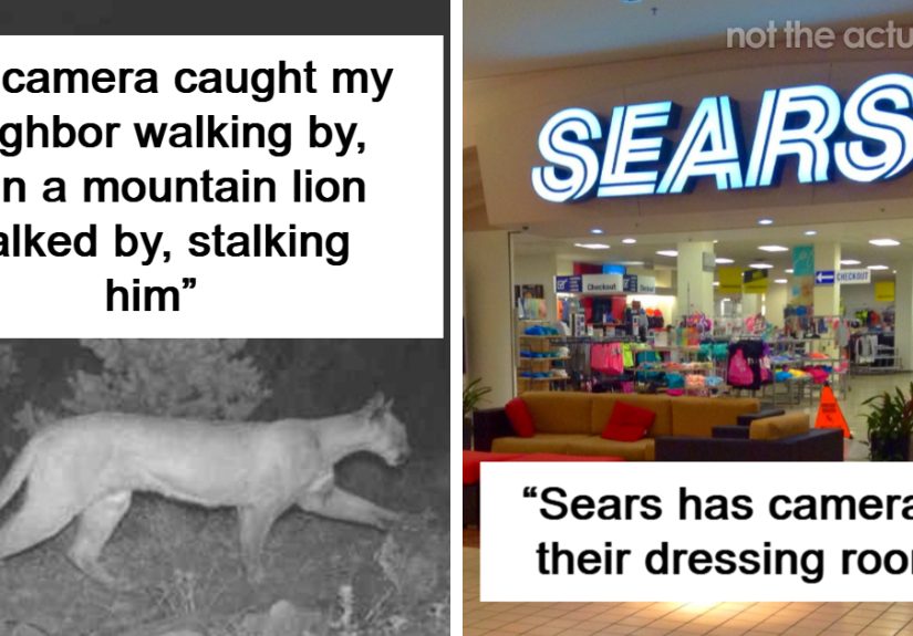 49 Times Security Cameras Captured Pure Nightmare Fuel And Traumatized Surveillance Workers