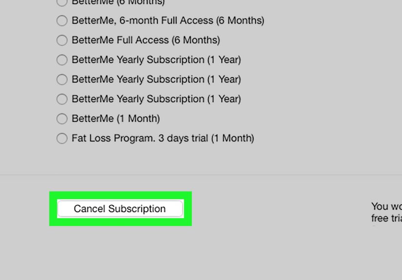 6 Easy Ways to Unsubscribe from the BetterMe App