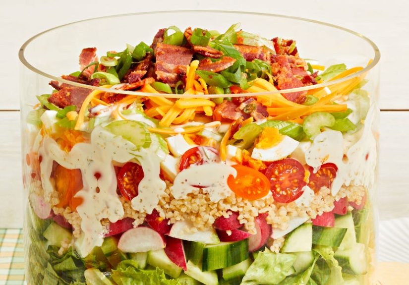 Best 11-Layer Salad Recipe - How To Make 11-Layer Salad