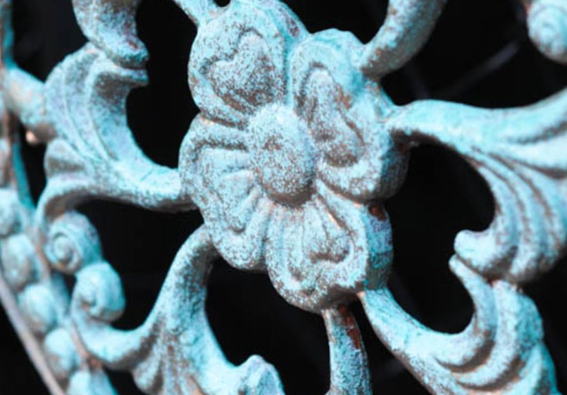 Creating a Blue Patina With Paint!