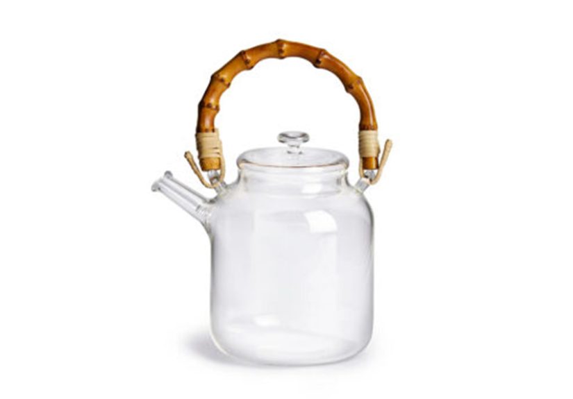 Glass Bamboo Teapot