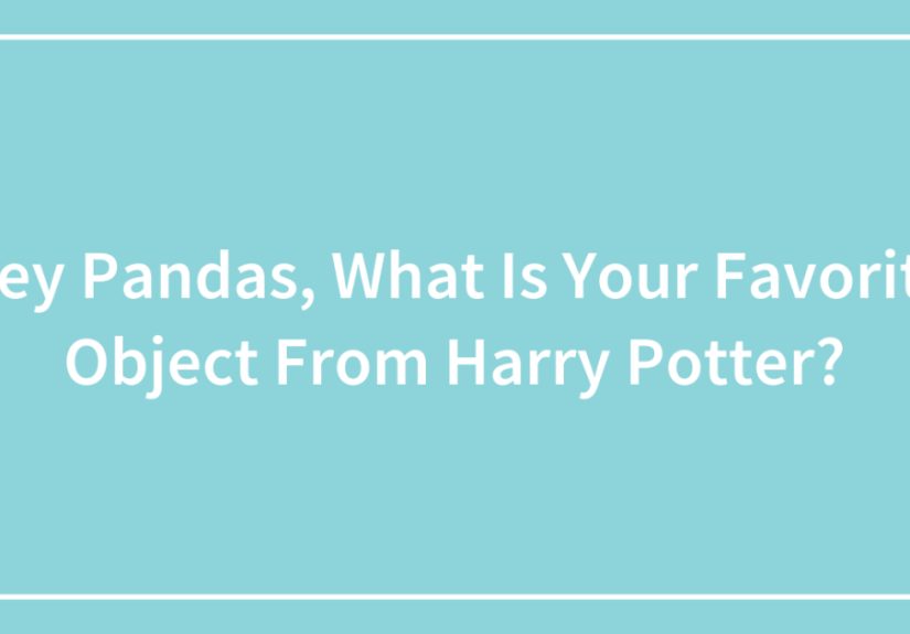 Hey Pandas, What Is Your Favorite Object From Harry Potter?