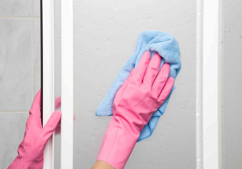 How Cleaning Pros Get Glass Shower Doors Sparkling With Baking Soda