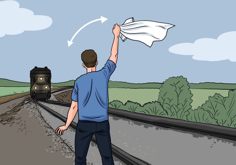How to Stop a Train in an Emergency: 10 Steps