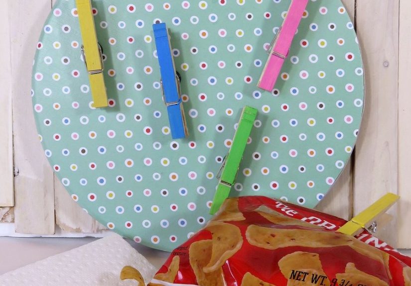 Magnetic Chip Clip Holder With Dollar Store Supplies