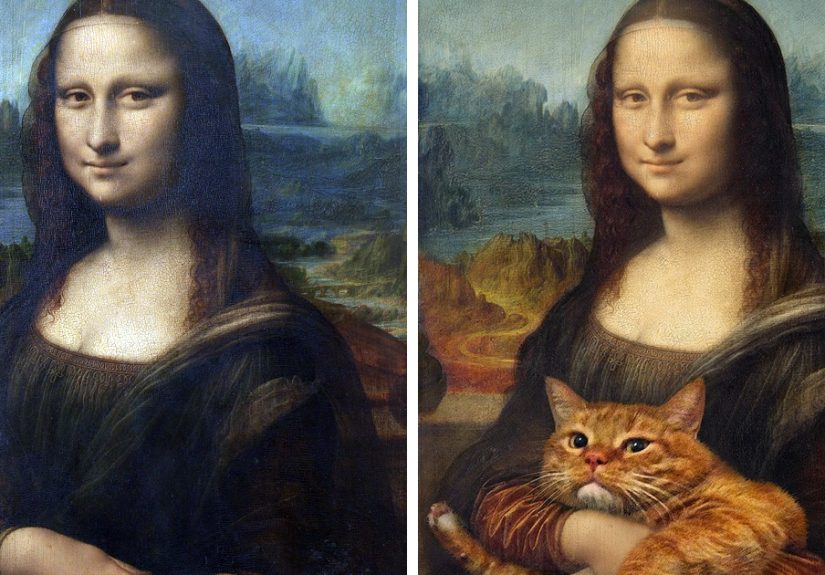 Owner Puts Her Fat Ginger Cat Into Famous Paintings, And The Result Is Hilarious (15 Pics)