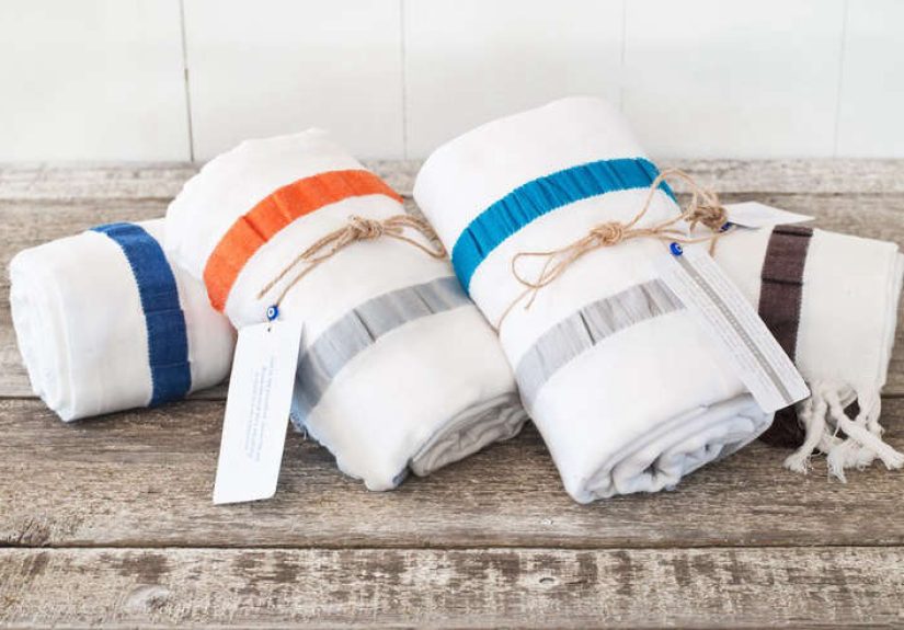Seersucker Stripe Towel