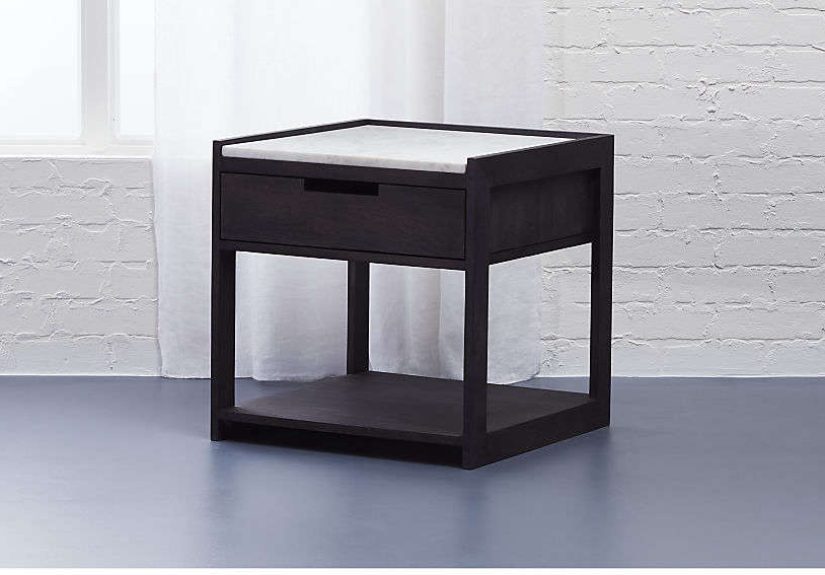 Tux Marble Top Nighstand