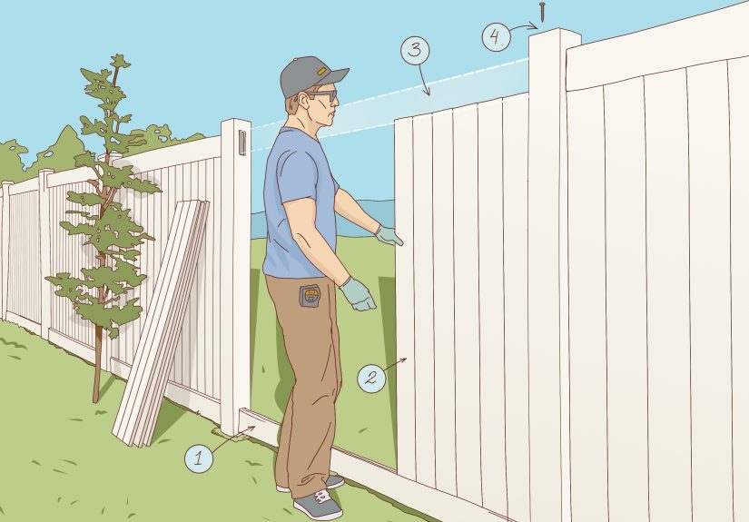 3 Ways to Repair a Vinyl Fence