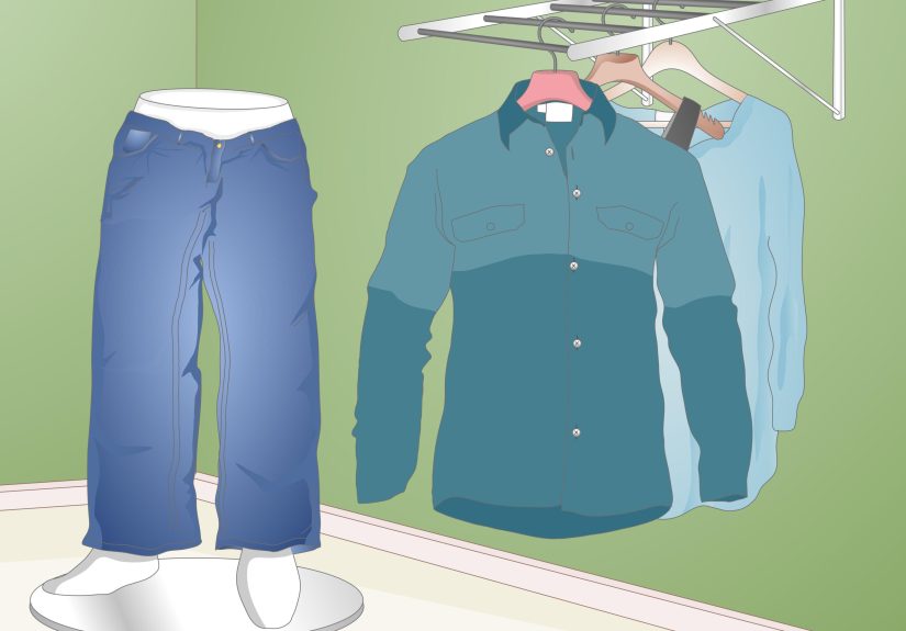 4 Easy Ways to Display Clothes on a Wall