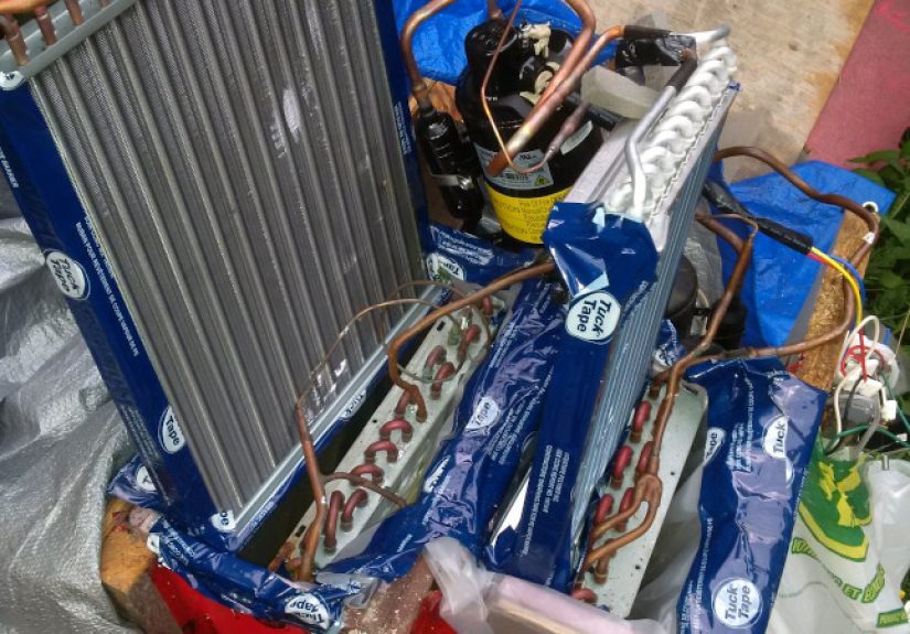 A Ground Source Heat Pump From An Air Conditioner